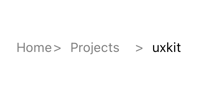 UXBreadcrumb on iOS